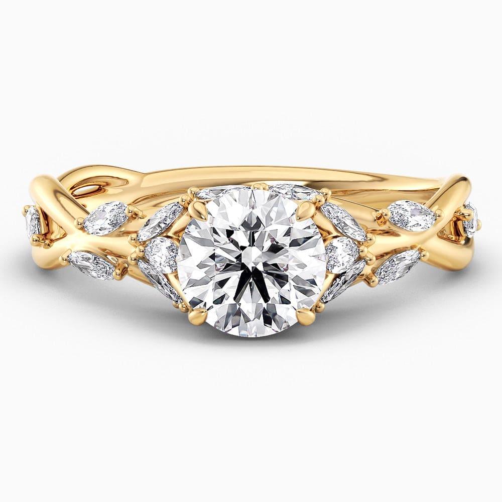 Letitia Nature Inspired Lab Grown Diamond Engagement Ring