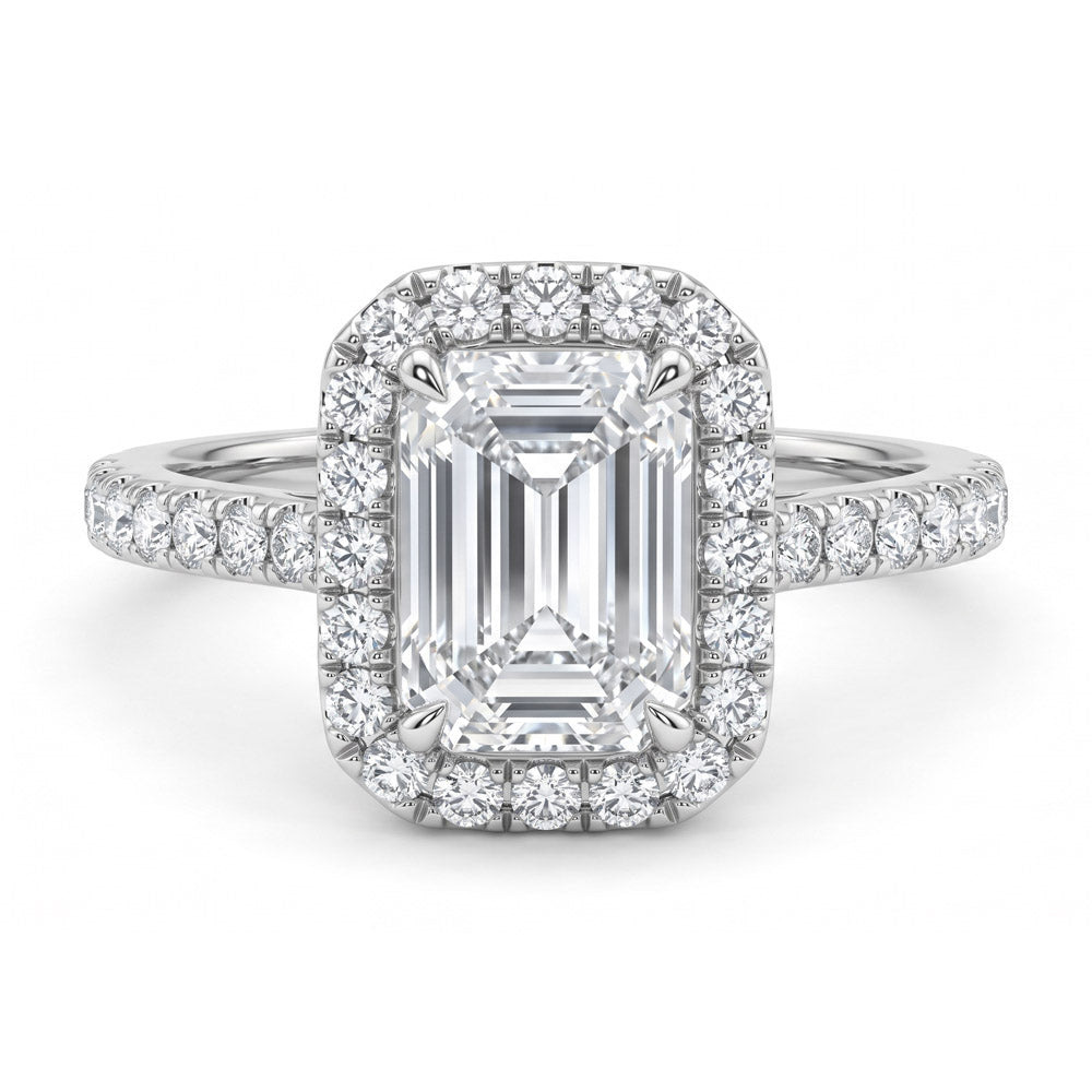 Chaya Halo Lab Grown Diamond Engagement Ring
