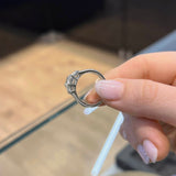 1.80 Carat Emerald Cut Three Stone Lab Grown Diamond Engagement Ring