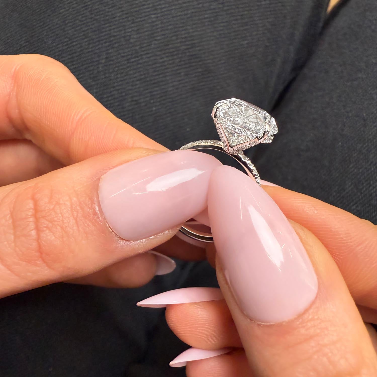 Mirabel Hidden Halo Lab Grown Diamond Engagement Ring
