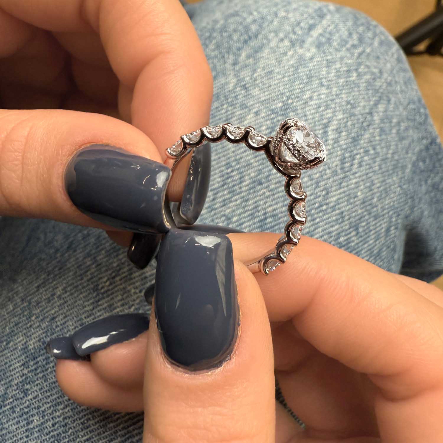 Chelsea Shared Prong Lab Grown Diamond Engagement Ring