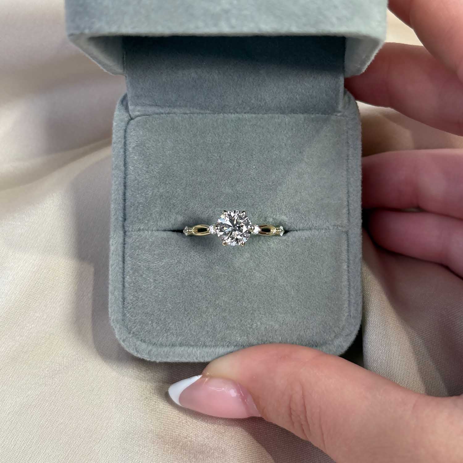 Saoirse Nature Inspired Lab Grown Diamond Engagement Ring