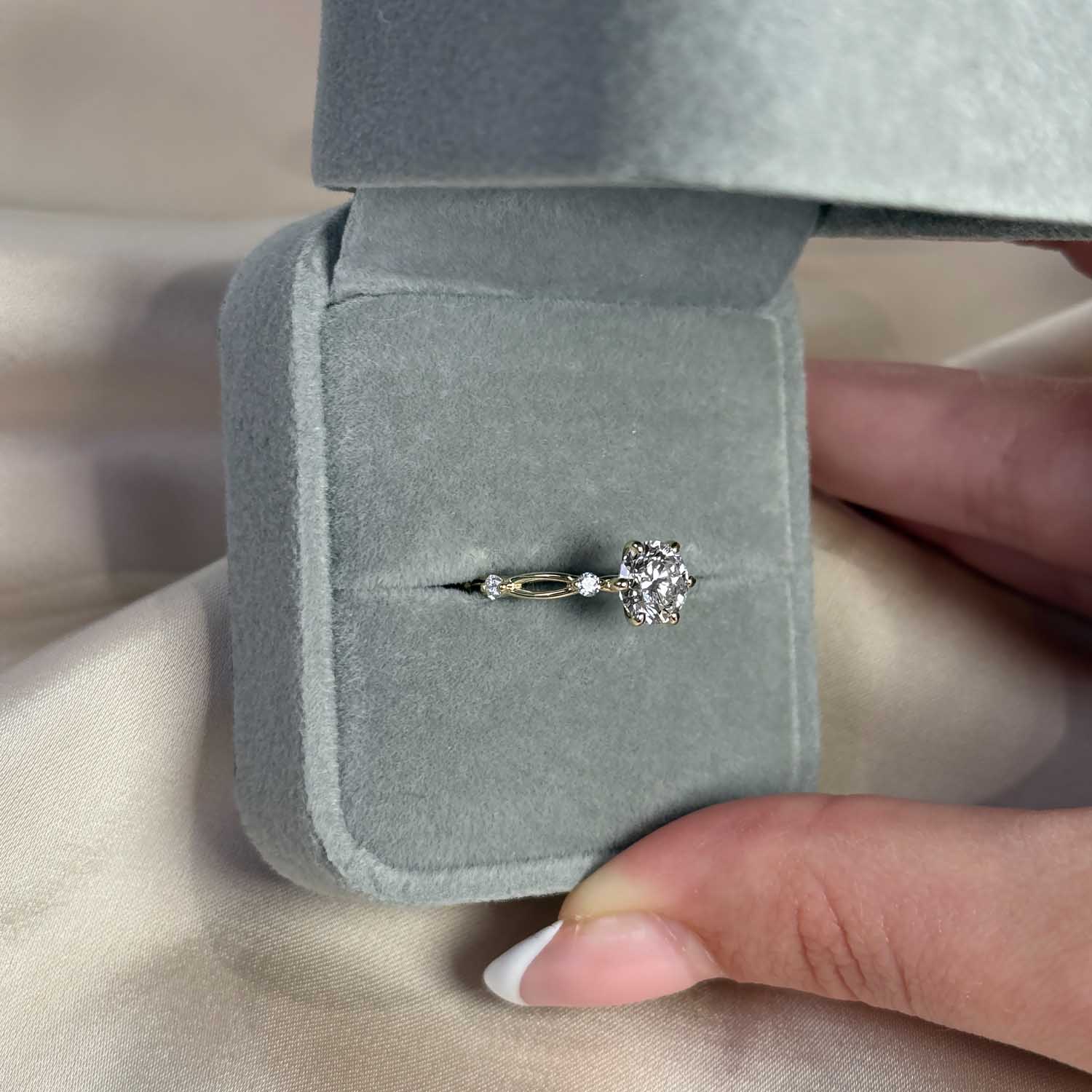Saoirse Nature Inspired Lab Grown Diamond Engagement Ring