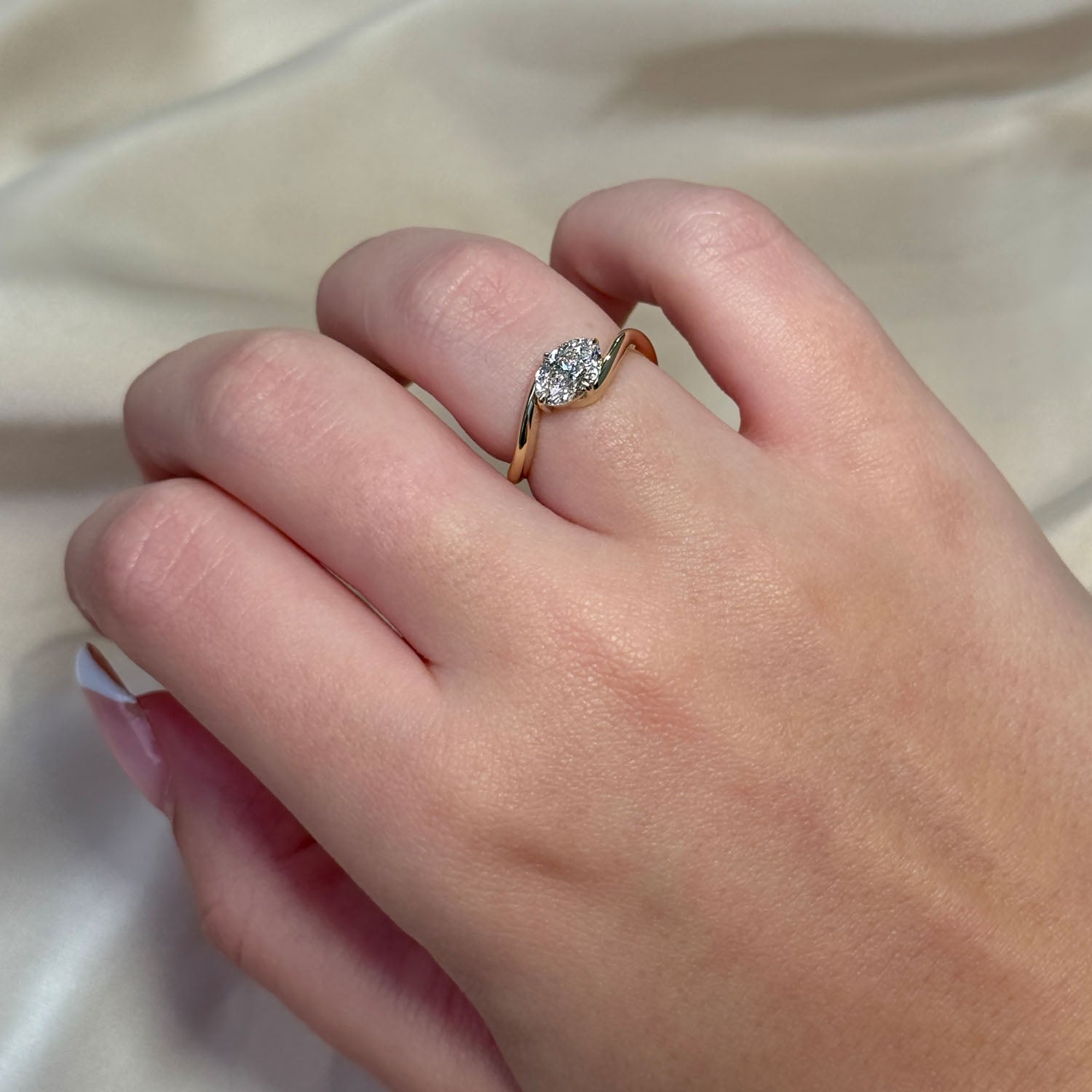 Willa Solitaire Lab Grown Diamond Engagement Ring