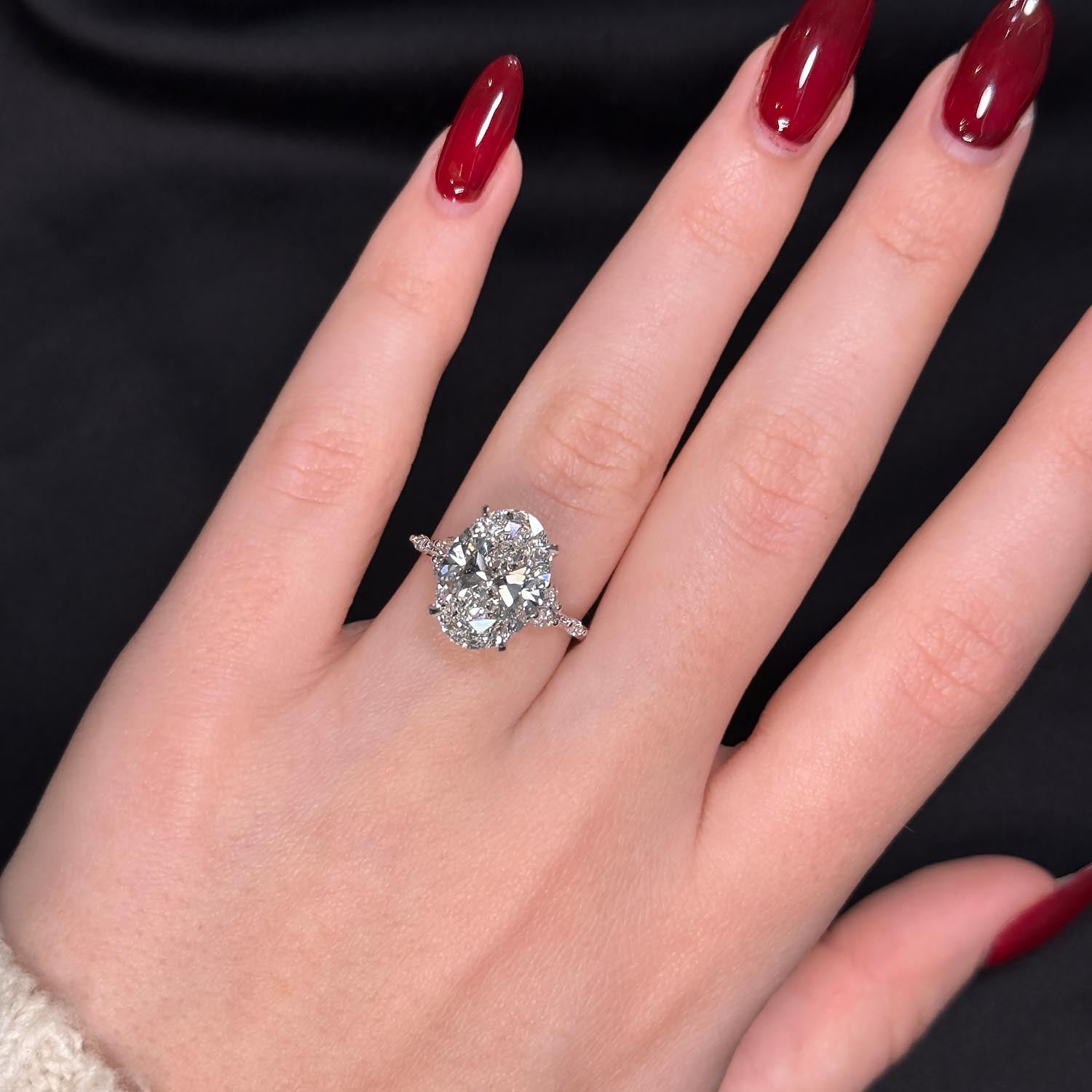Amara Nature Inspired Lab Grown Diamond Engagement Ring