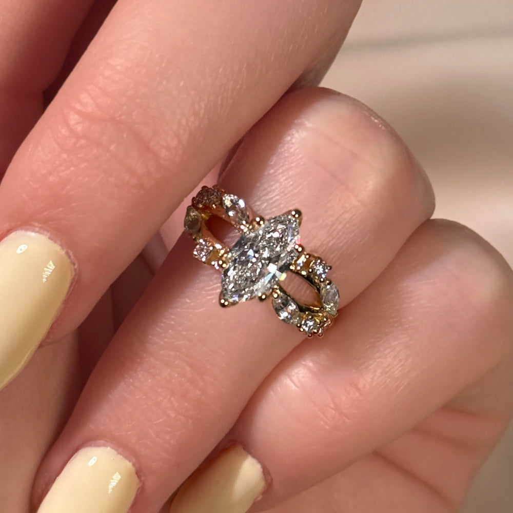 Stella Split Shank Lab Grown Diamond Engagement Ring
