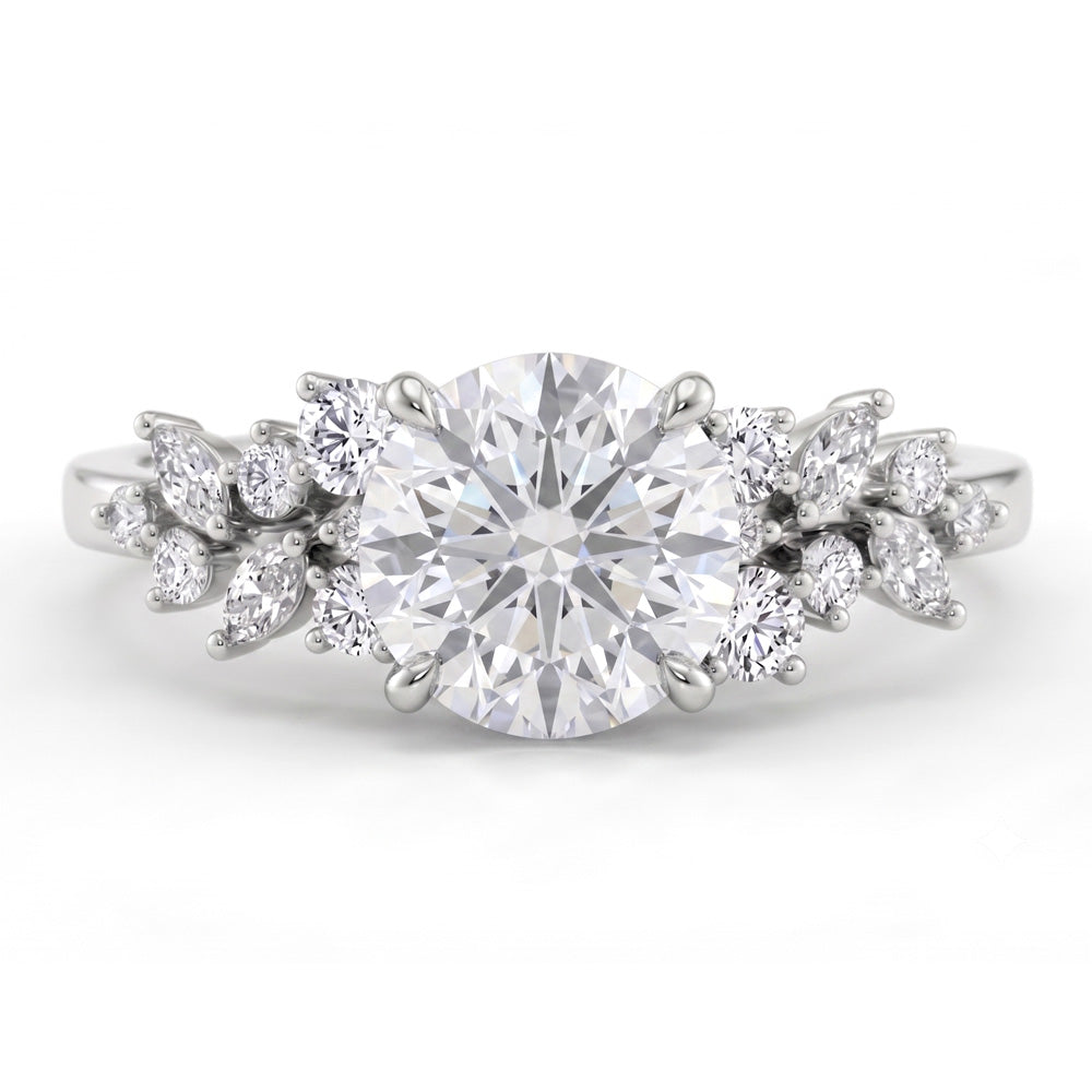 Zenith Snowdrift Lab Grown Diamond Engagement Ring