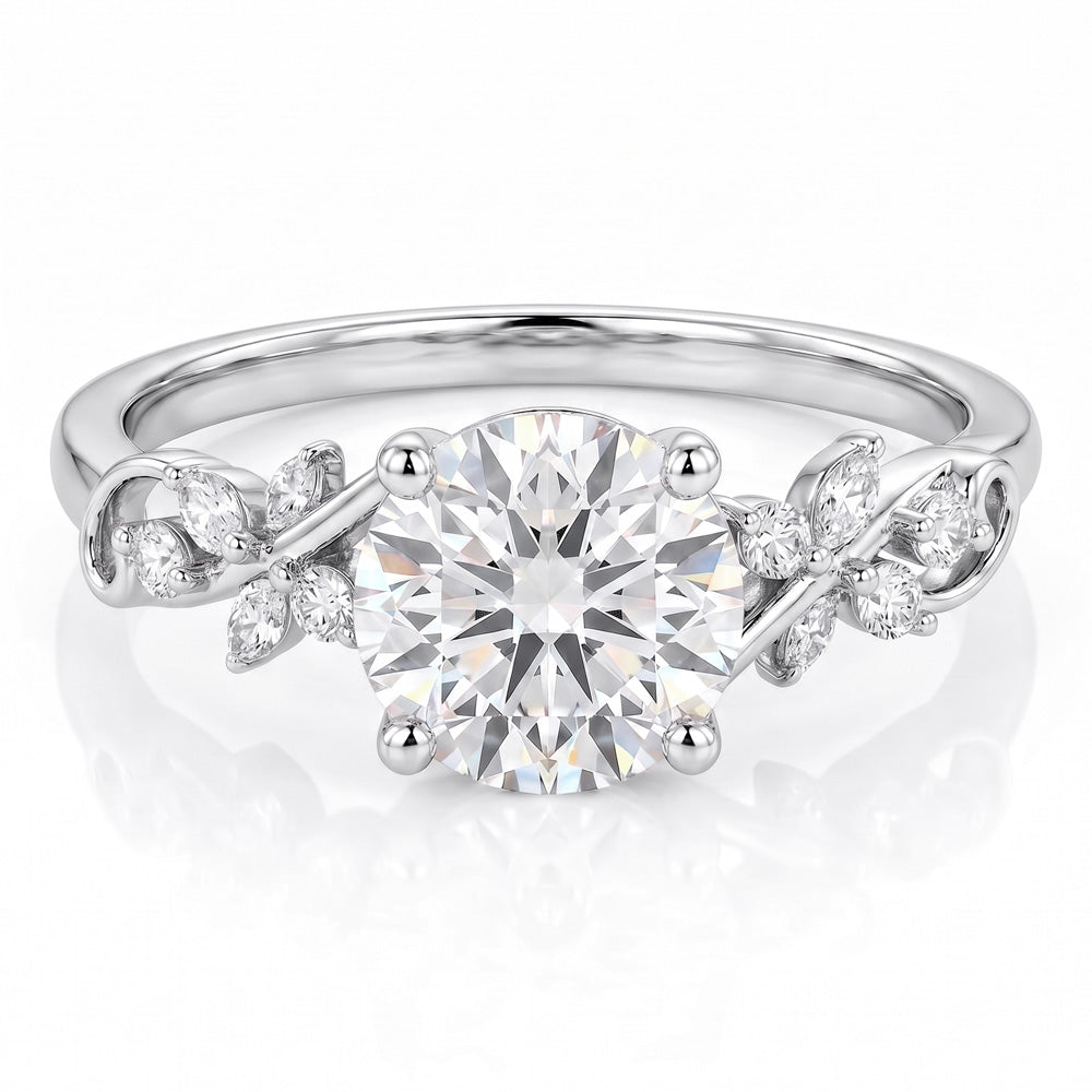 Promise Nature Inspired Lab Grown Diamond Engagement Ring