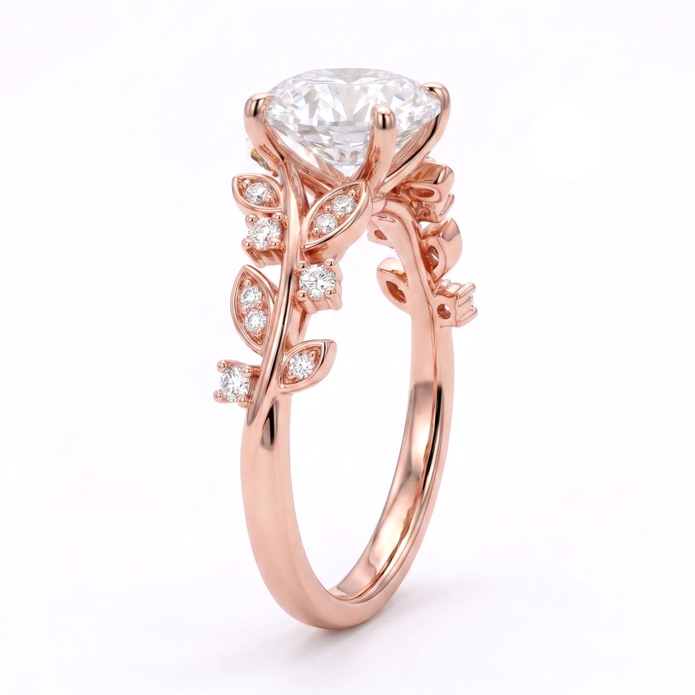 Devotion Nature Inspired Lab Grown Diamond Engagement Ring