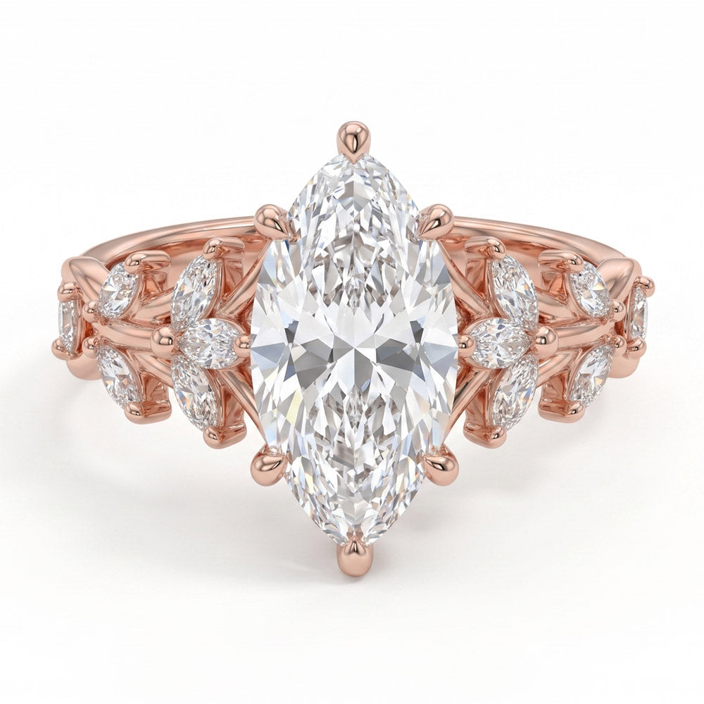 Juno Nature Inspired Lab Grown Diamond Engagement Ring