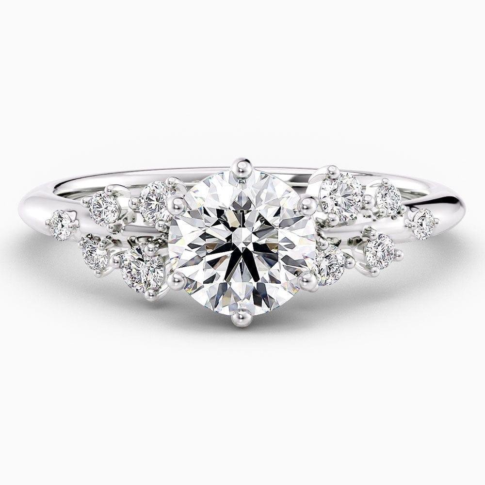 Logan Snowdrift Lab Diamond Engagement Ring