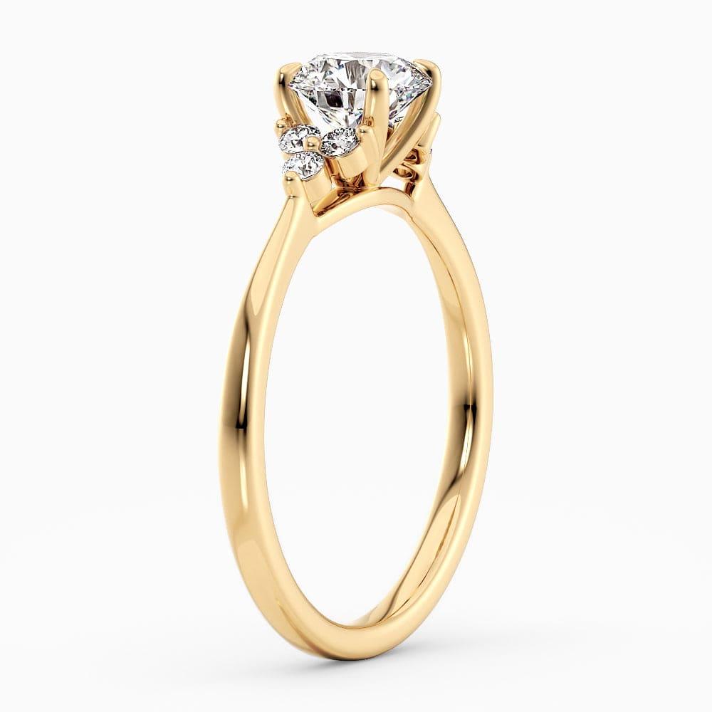 Annalise Cluster Lab Grown Diamond Engagement Ring