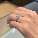 Phoebe Cluster Lab Grown Diamond Engagement Ring