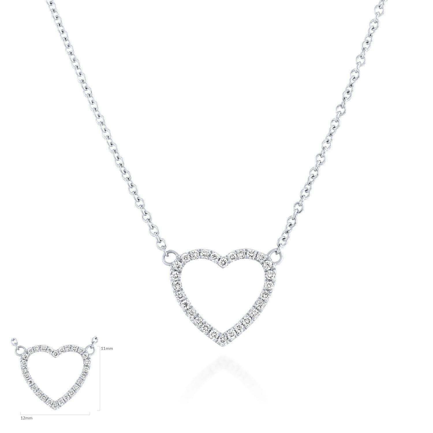 0.20 Carat Heart Shaped Pendant