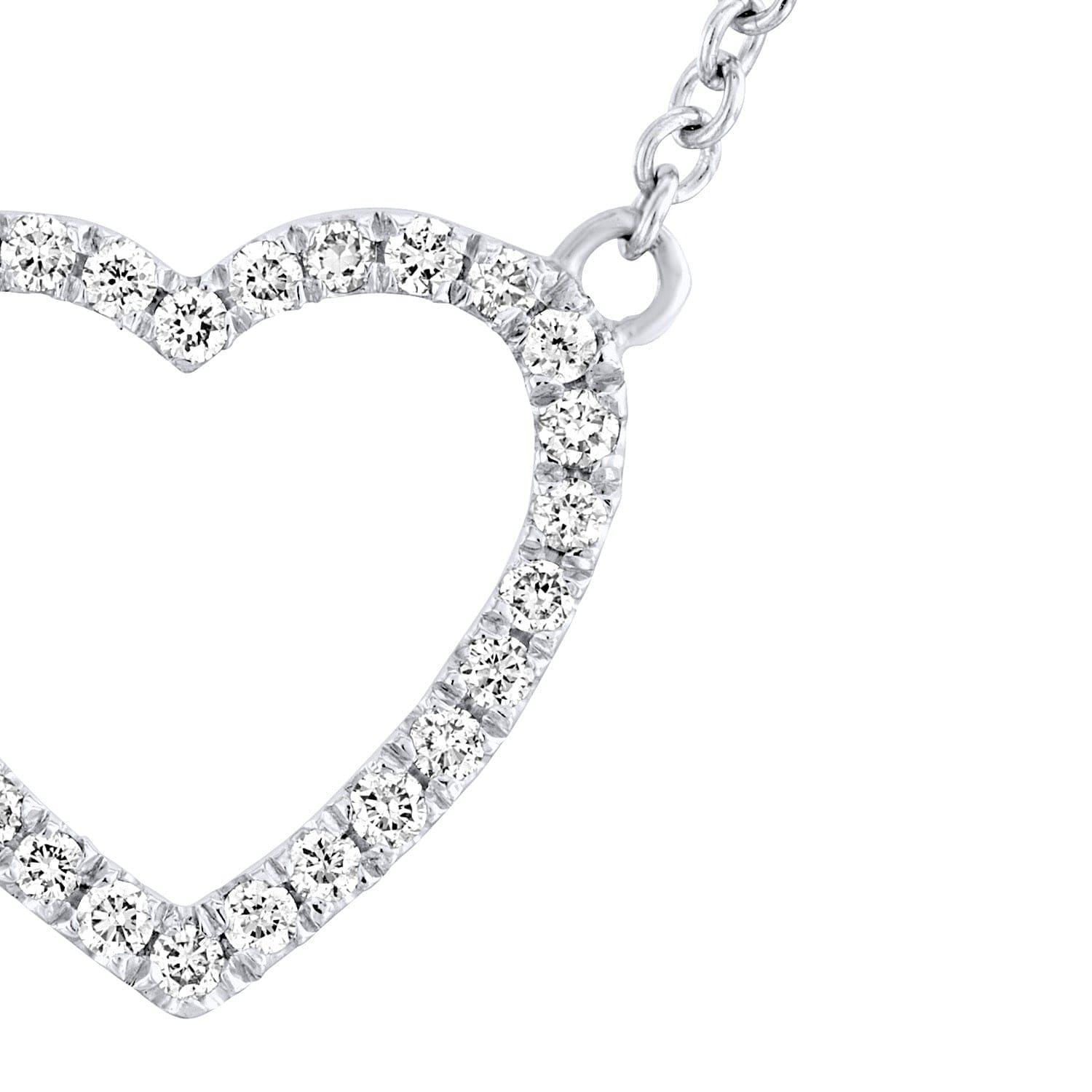 0.20 Carat Heart Shaped Pendant