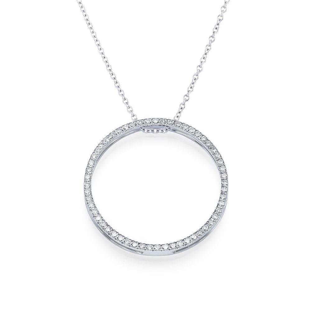 0.40 Carat Circle of Life Shaped Pendant