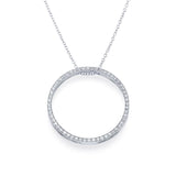 0.40ct Circle of Life Shaped Pendant Diamond Necklace