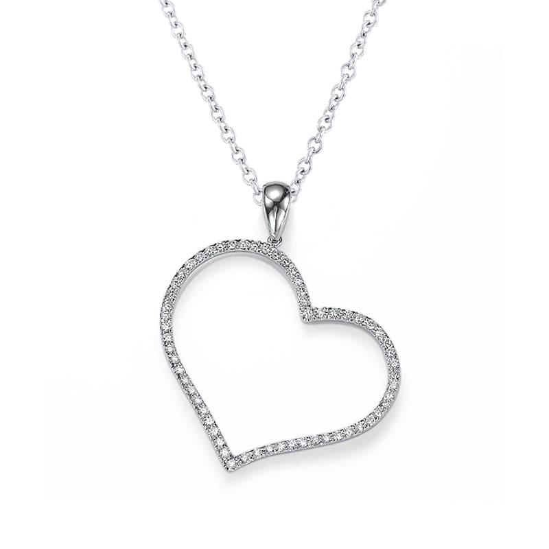 0.50 Carat Big Heart Shaped Pendant - Featured Image