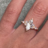 Priscilla Cluster Lab Grown Diamond Engagement Ring