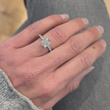 Elsa Cathedral Lab Grown Diamond Engagement Ring