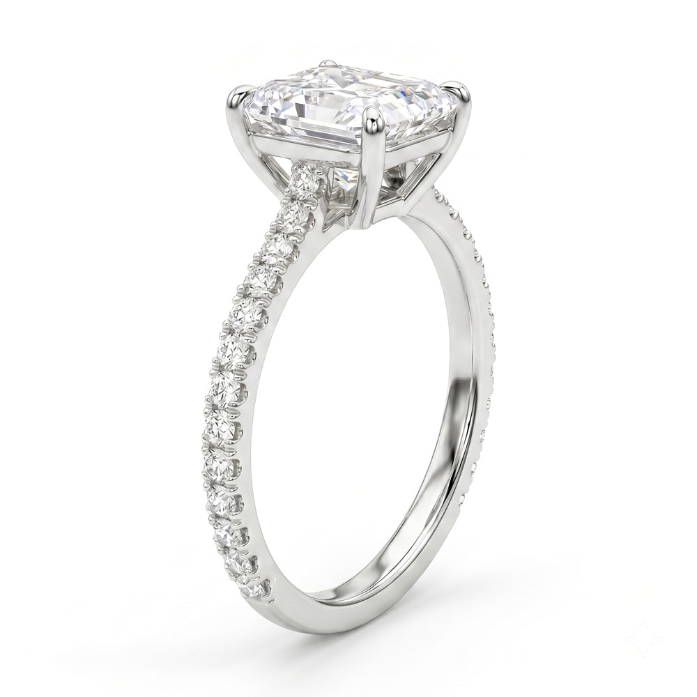 Chantria Cathedral Lab Grown Diamond Engagement Ring