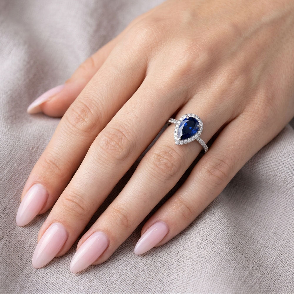 Lorelei 2 Carat Natural Blue Sapphire Ring