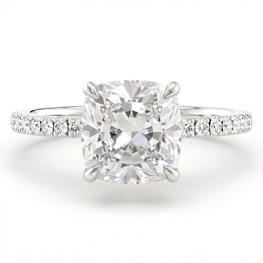 Belle Hidden Halo Lab Grown Diamond Engagement Ring