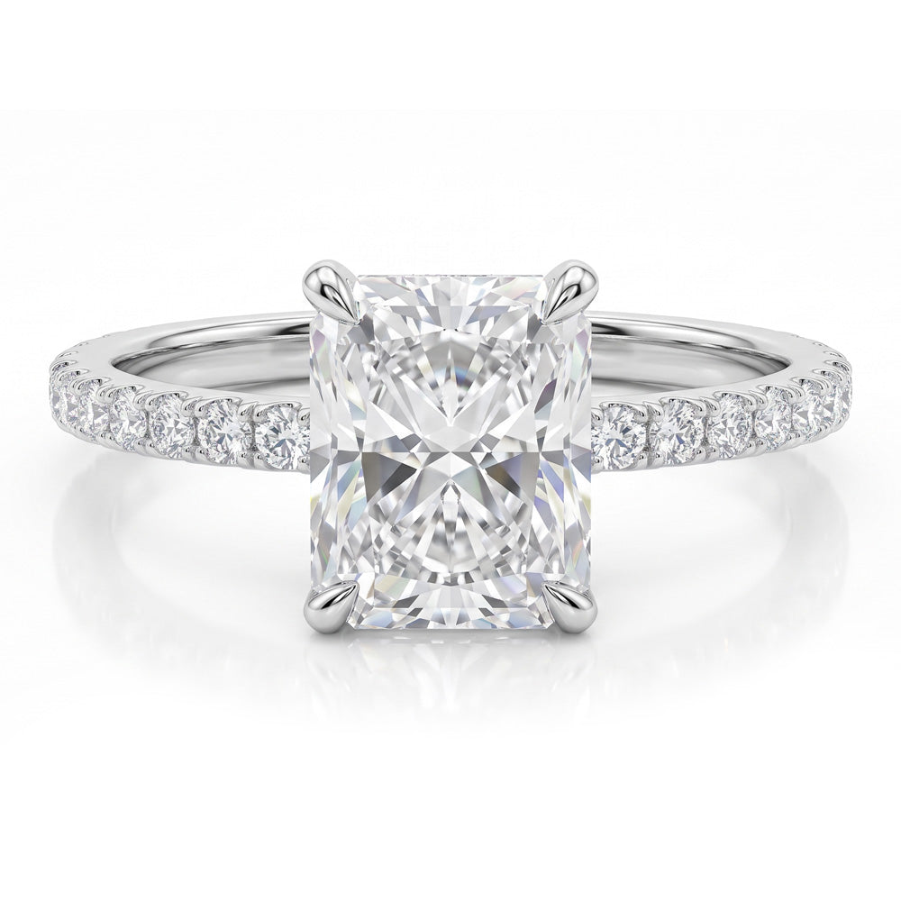 Akia Classic Lab Grown Diamond Engagement Ring - Featured Image
