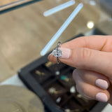 Oval Cut Hidden Halo Lab Grown Diamond Engagement Ring