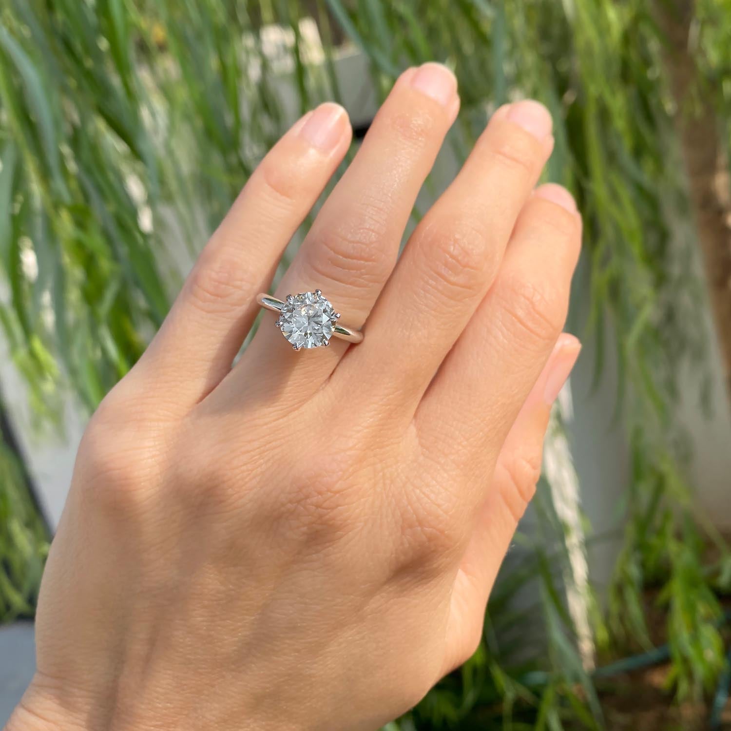 Bella Solitaire Lab Grown Diamond Engagement Ring