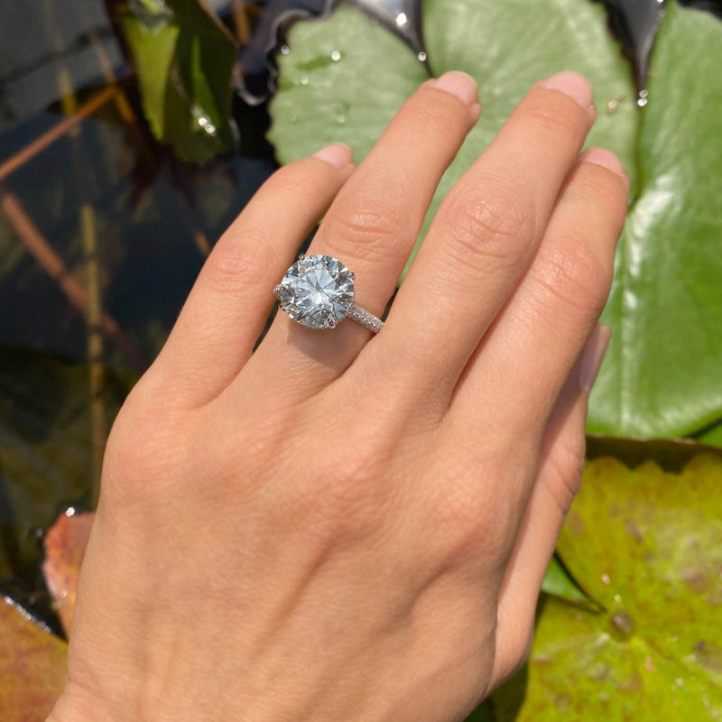 Teagan Hidden Halo Lab Grown Diamond Engagement Ring