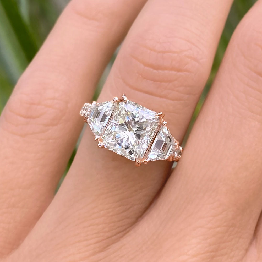 Rhodes Unique Lab Grown Diamond Engagement Ring - Featured Image