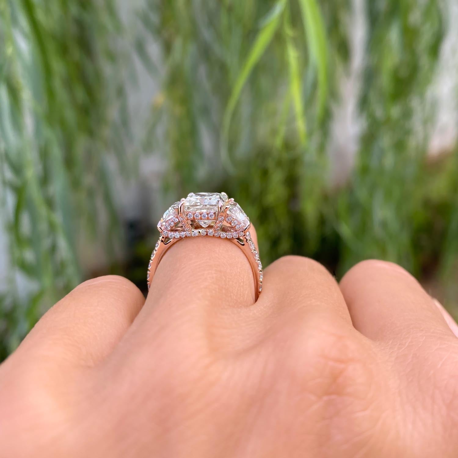 Rhodes Unique Lab Grown Diamond Engagement Ring