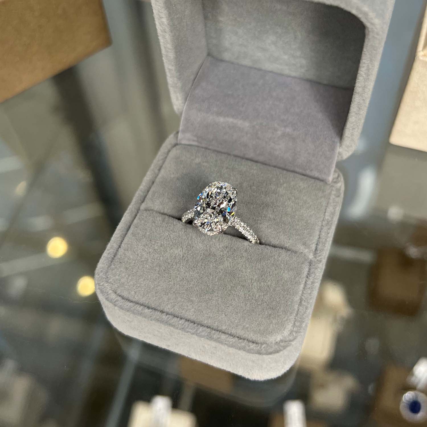 Quinn Hidden Halo Lab Grown Diamond Engagement Ring