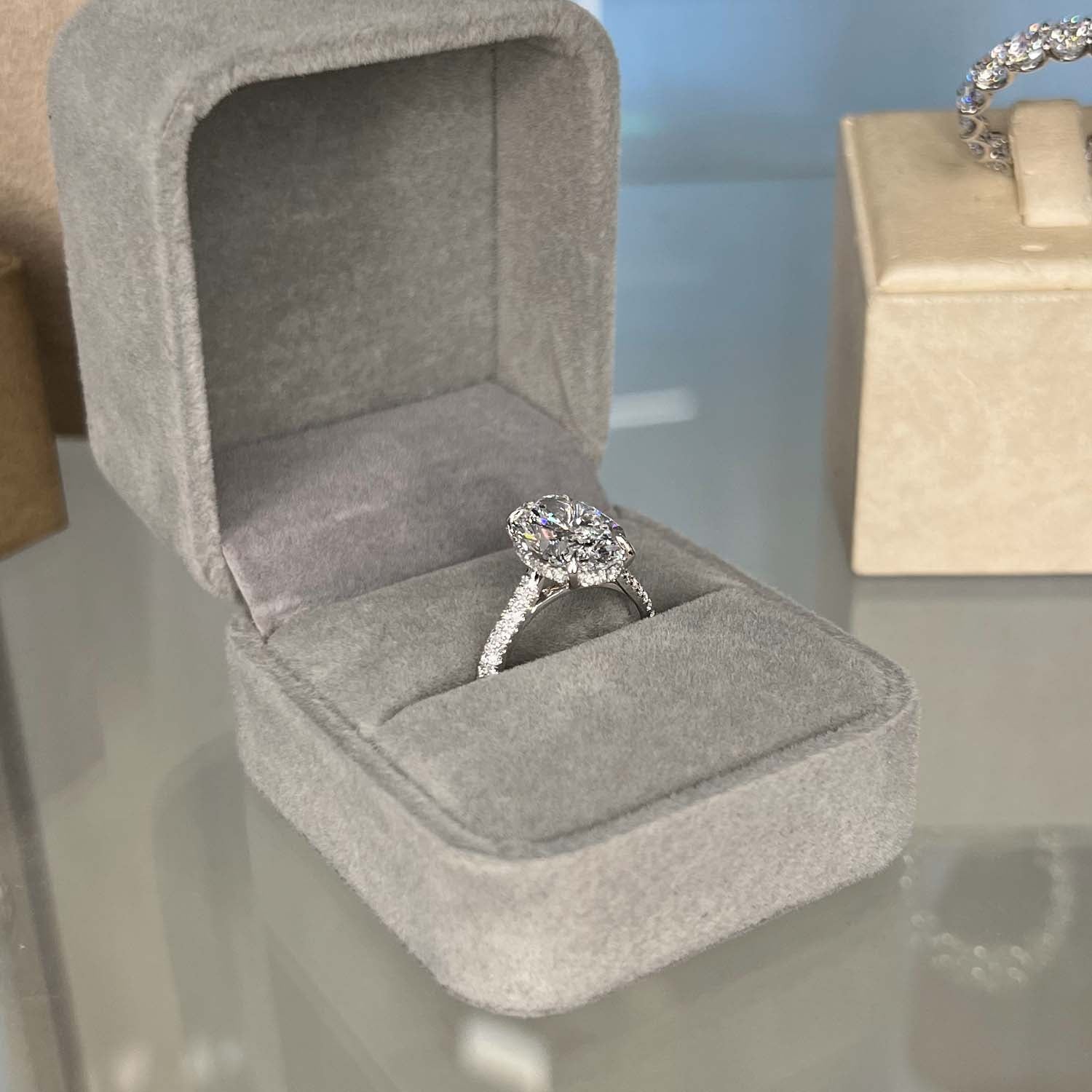 Quinn Hidden Halo Lab Grown Diamond Engagement Ring