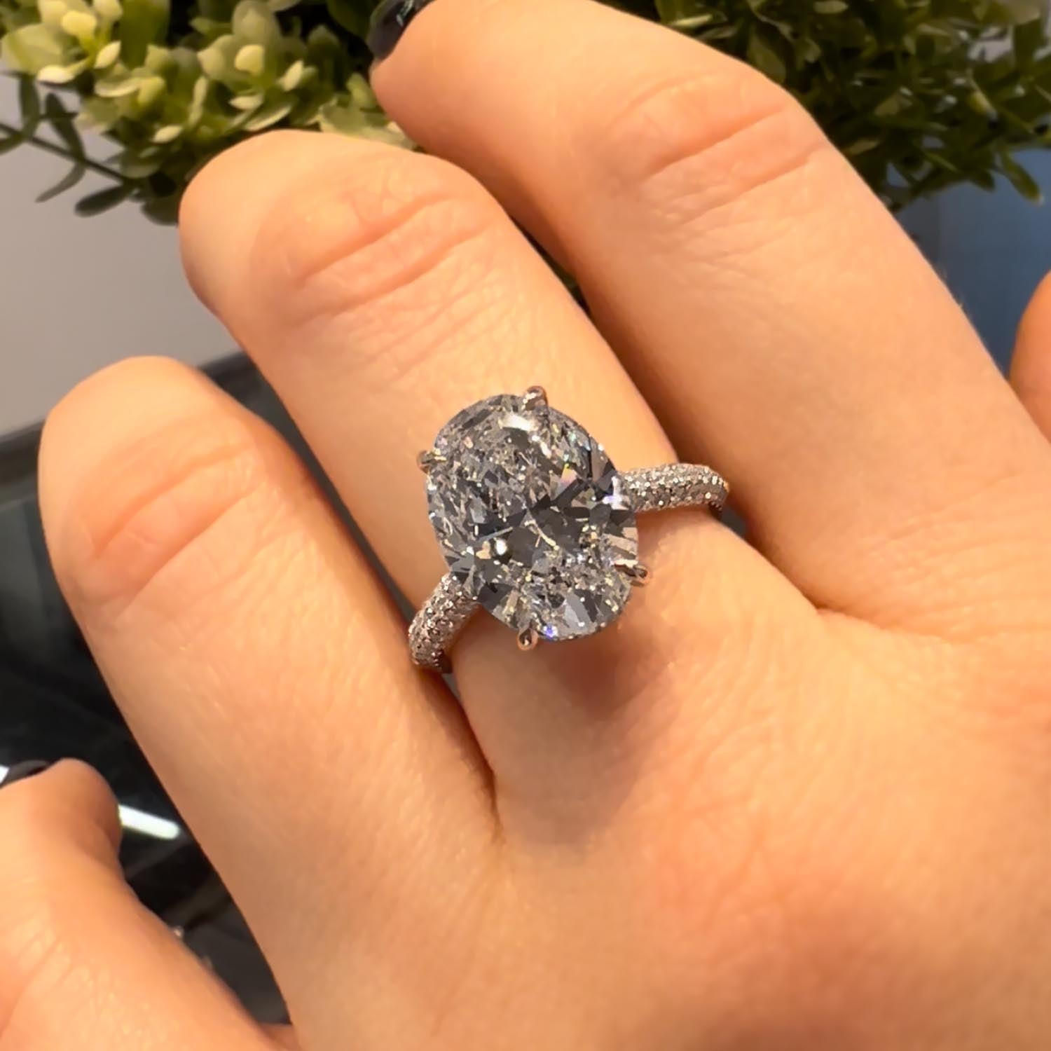 Quinn Hidden Halo Lab Grown Diamond Engagement Ring