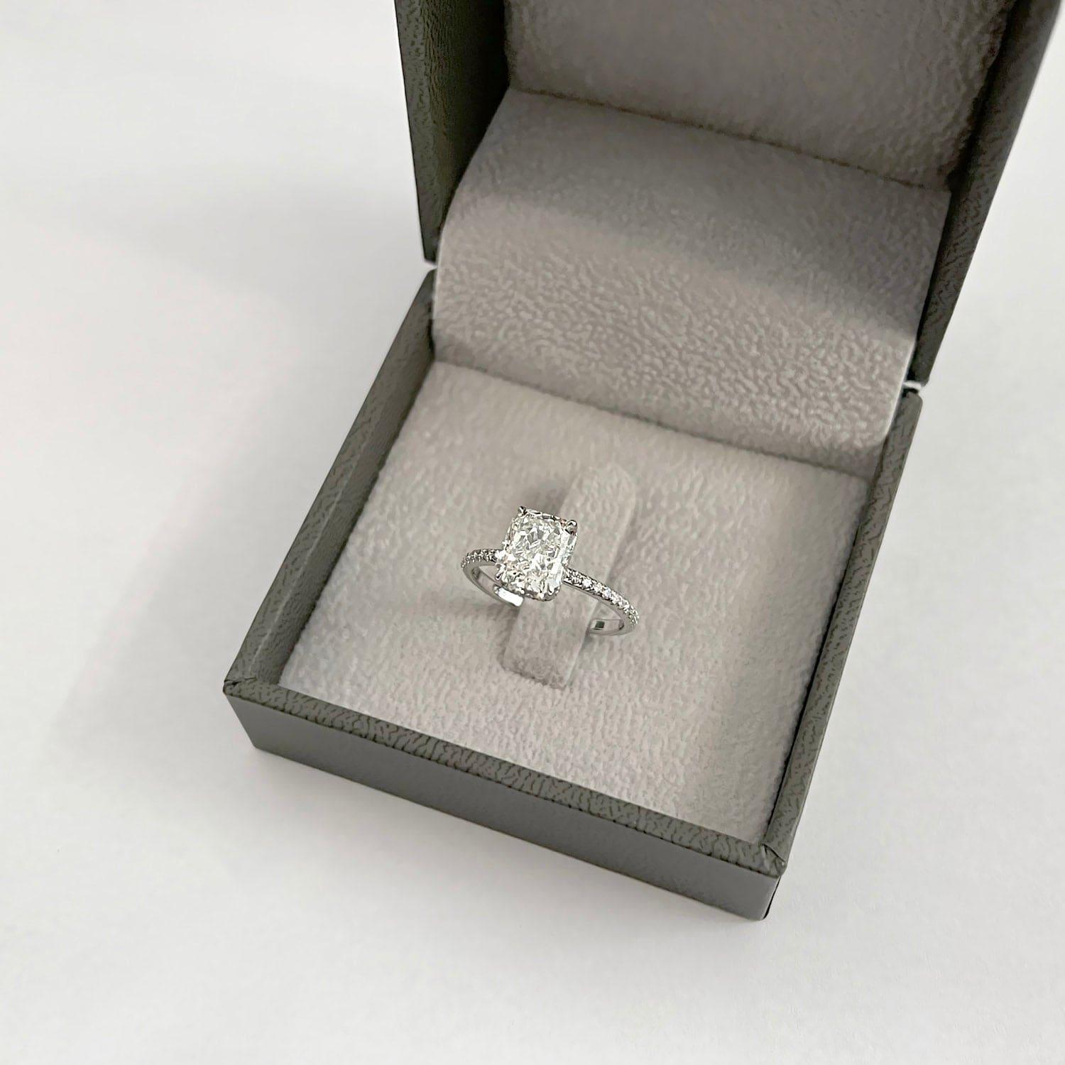 Tobi Hidden Halo Lab Grown Diamond Engagement Ring