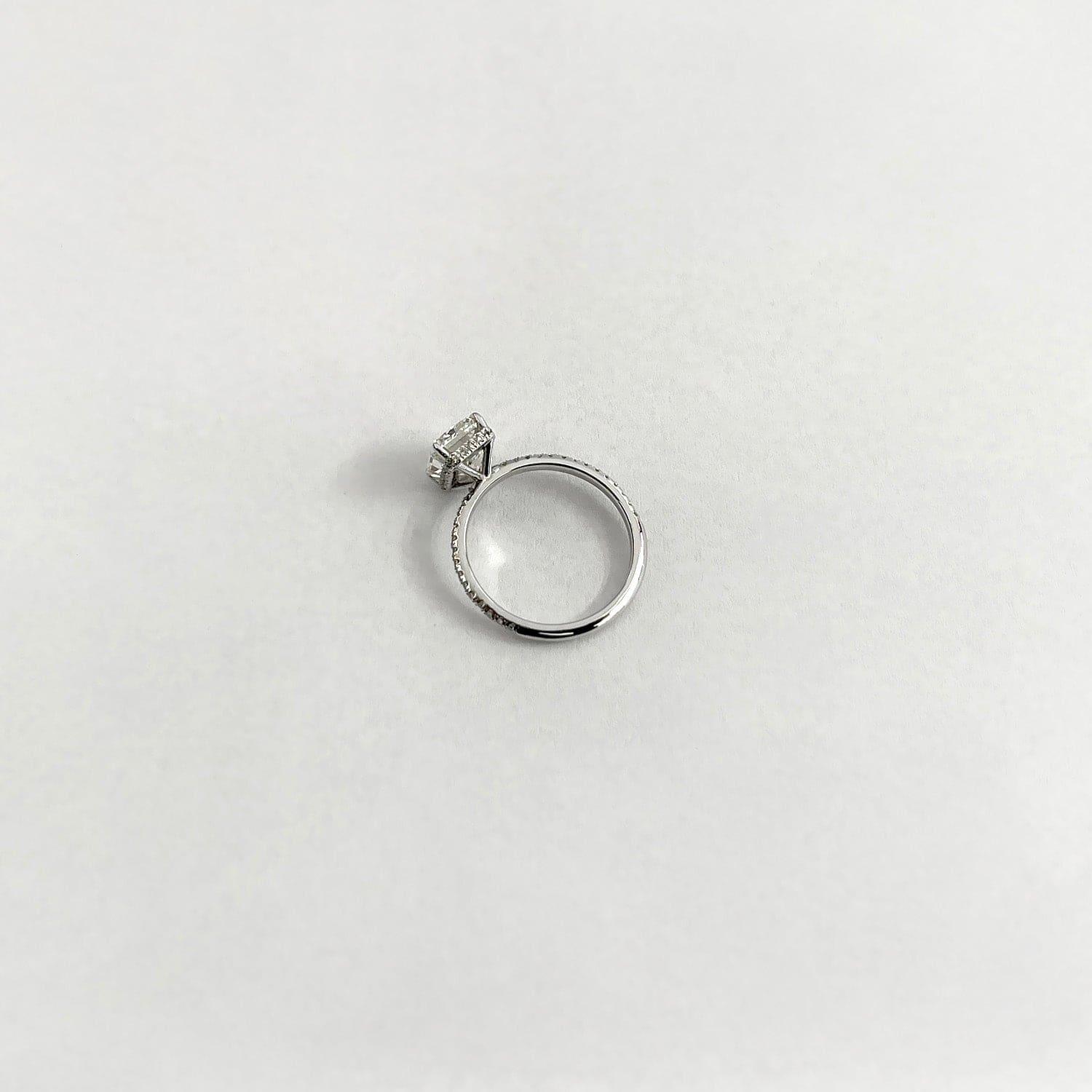 Tobi Hidden Halo Lab Grown Diamond Engagement Ring