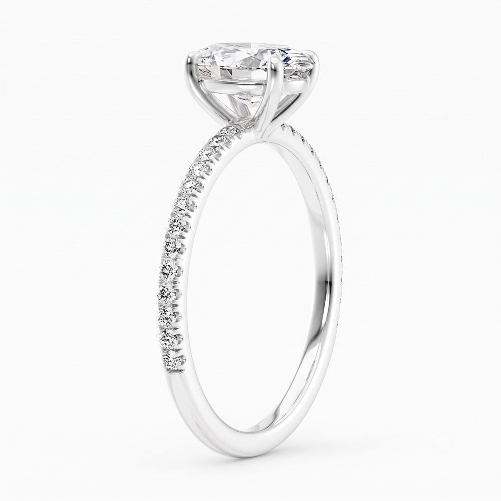 Dominique Classic Lab Grown Diamond Engagement Ring