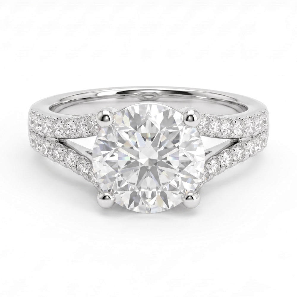 Emersyn Split Shank Lab Grown Diamond Engagement Ring