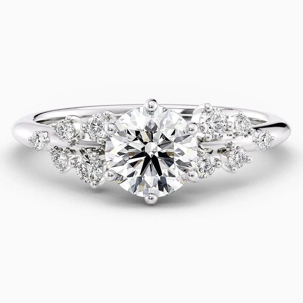 Logan Snowdrift Lab Grown Diamond Engagement Ring - Featured Image