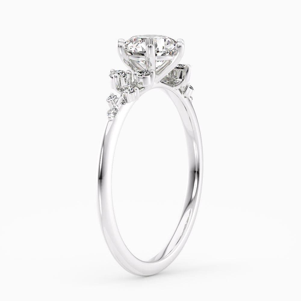 Serena Snowdrift Lab Grown Diamond Engagement Ring