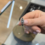 1.80 Carat Emerald Cut Three Stone Natural Diamond Engagement Ring GIA Certified