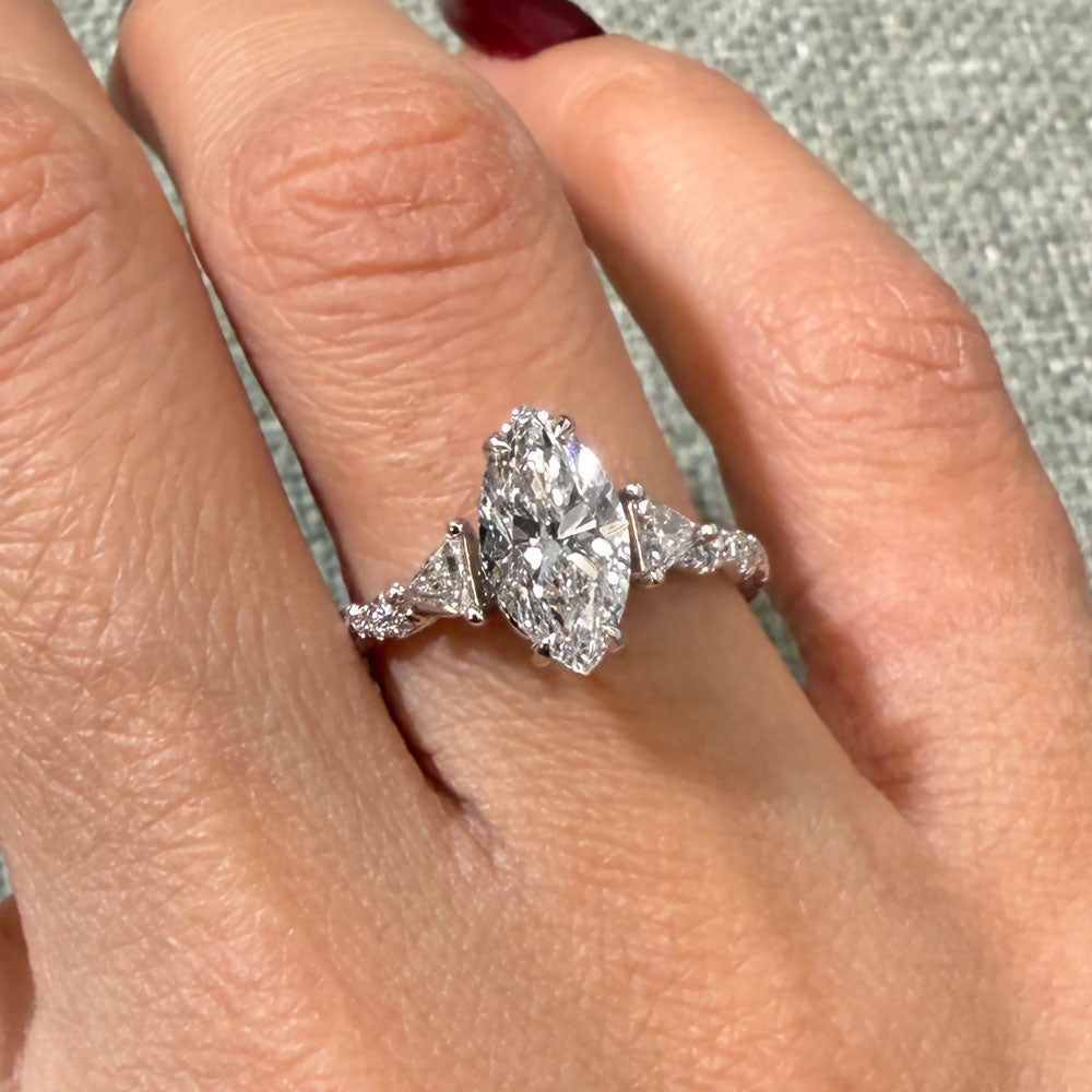 Winnie Vintage Lab Grown Diamond Engagement Ring - Featured Image