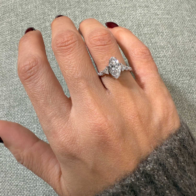 Winnie Vintage Lab Grown Diamond Engagement Ring