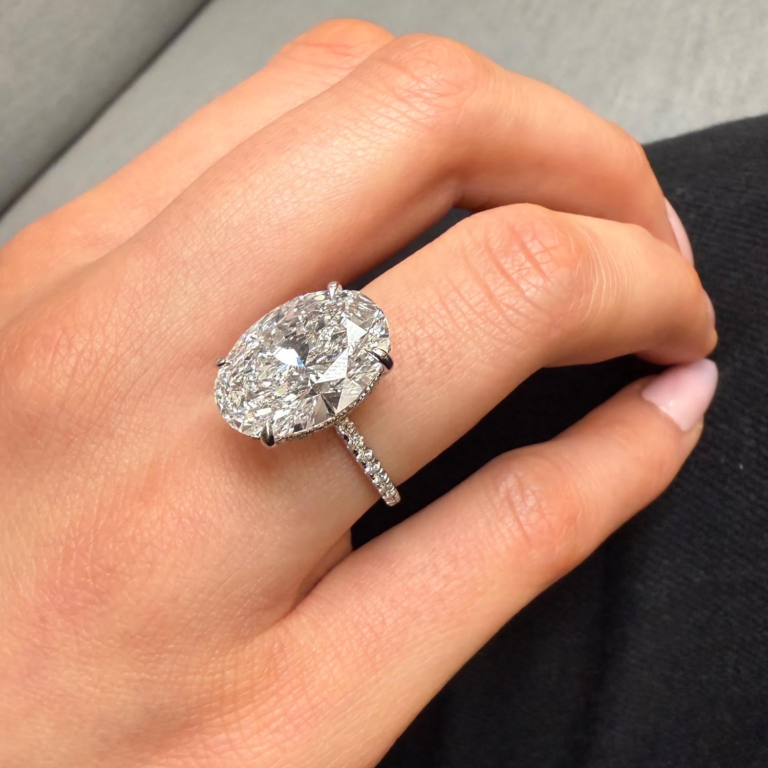 Mirabel Hidden Halo Lab Grown Diamond Engagement Ring