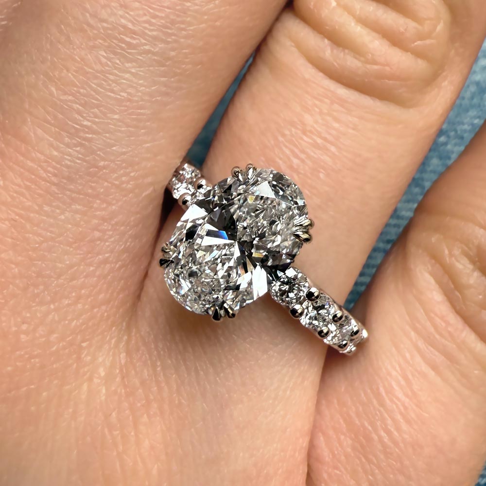 Chelsea Shared Prong Lab Grown Diamond Engagement Ring