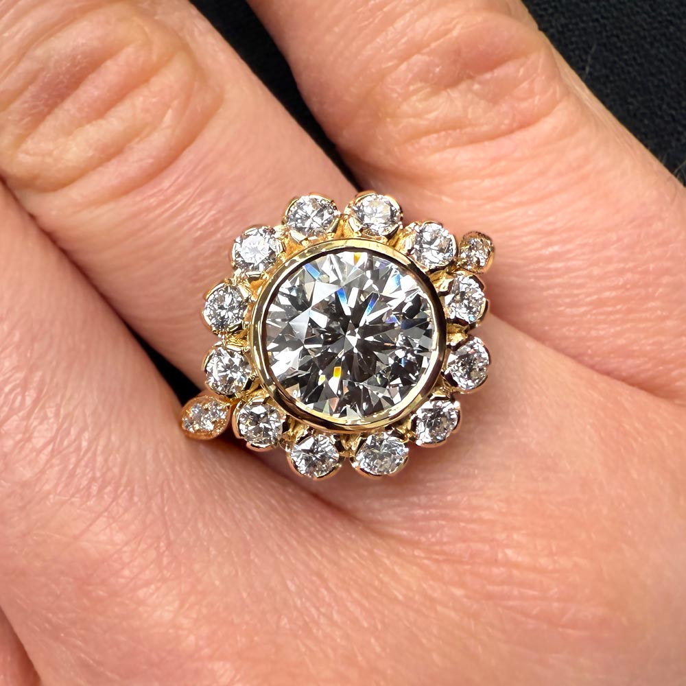 Juniper Vintage Lab Grown Diamond Engagement Ring