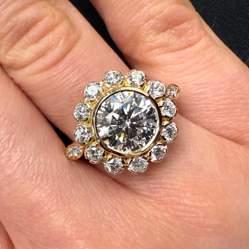 Juniper Vintage Lab Grown Diamond Engagement Ring