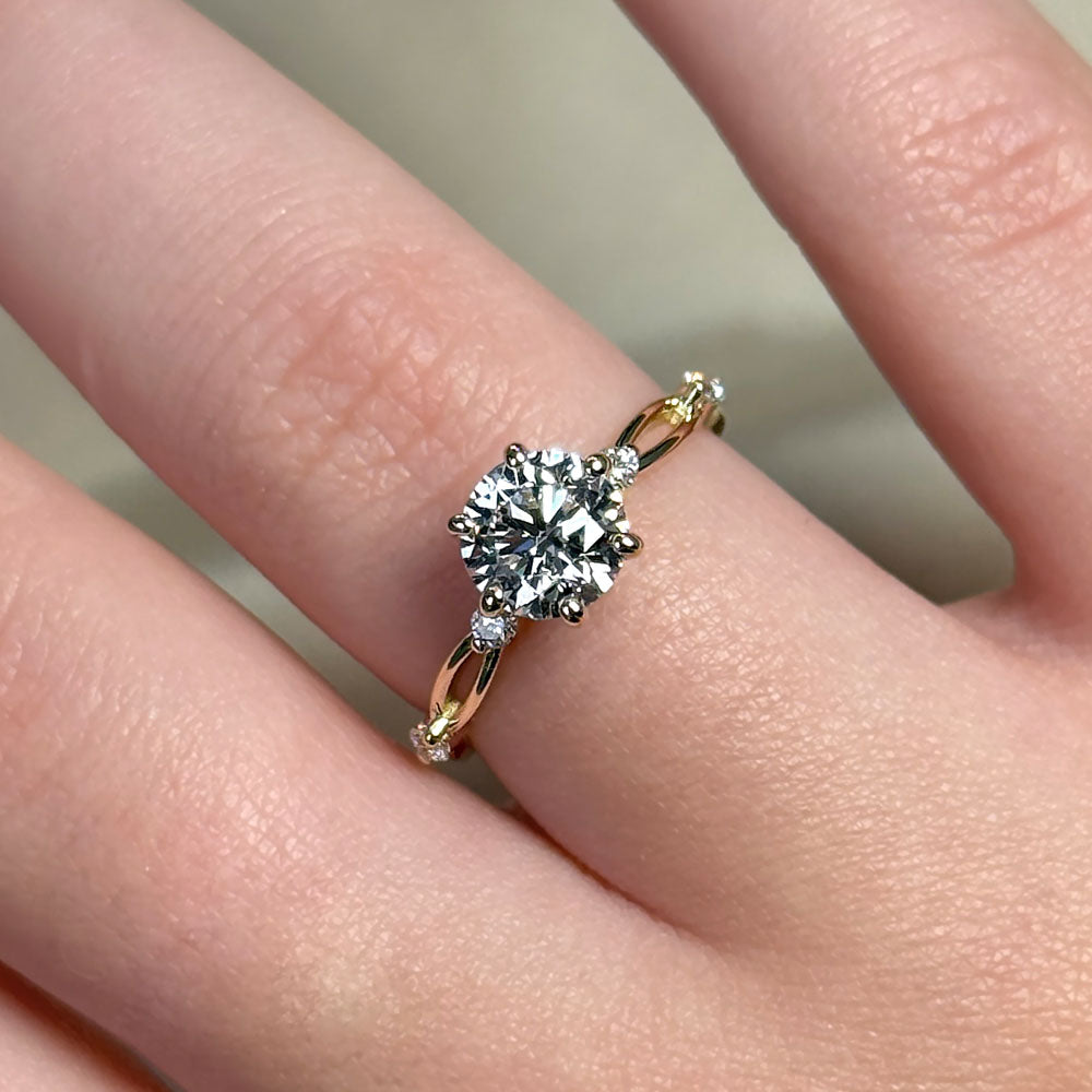 Saoirse Nature Inspired Lab Grown Diamond Engagement Ring